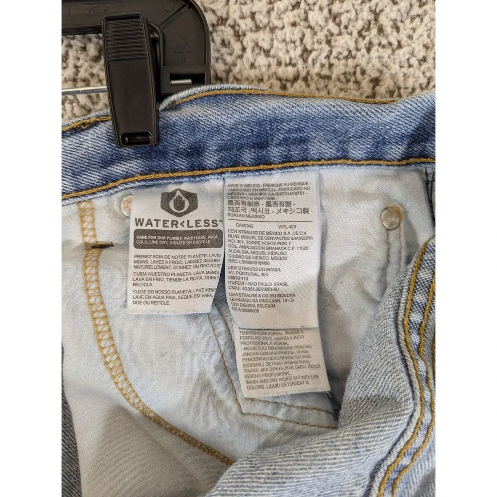 Levi's 505 Men's Jeans Size‎ 47X30.5 (Tag 48x32) Blue Regular Fit Straight Leg